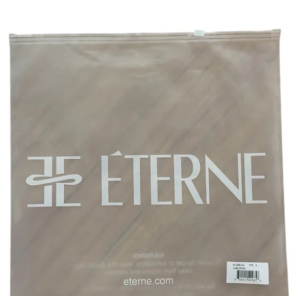 ÉTERNE Gauze Button-Up Top – Taupe – Size Small – New With Tags - Picture 6 of 9